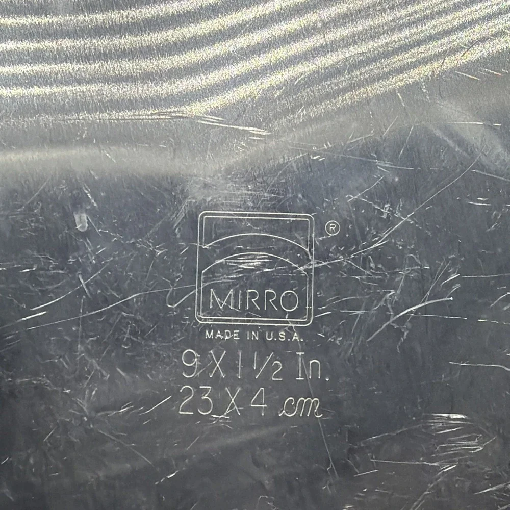 Vintage Ebonware by MIRRO Aluminum Pie Pan 9